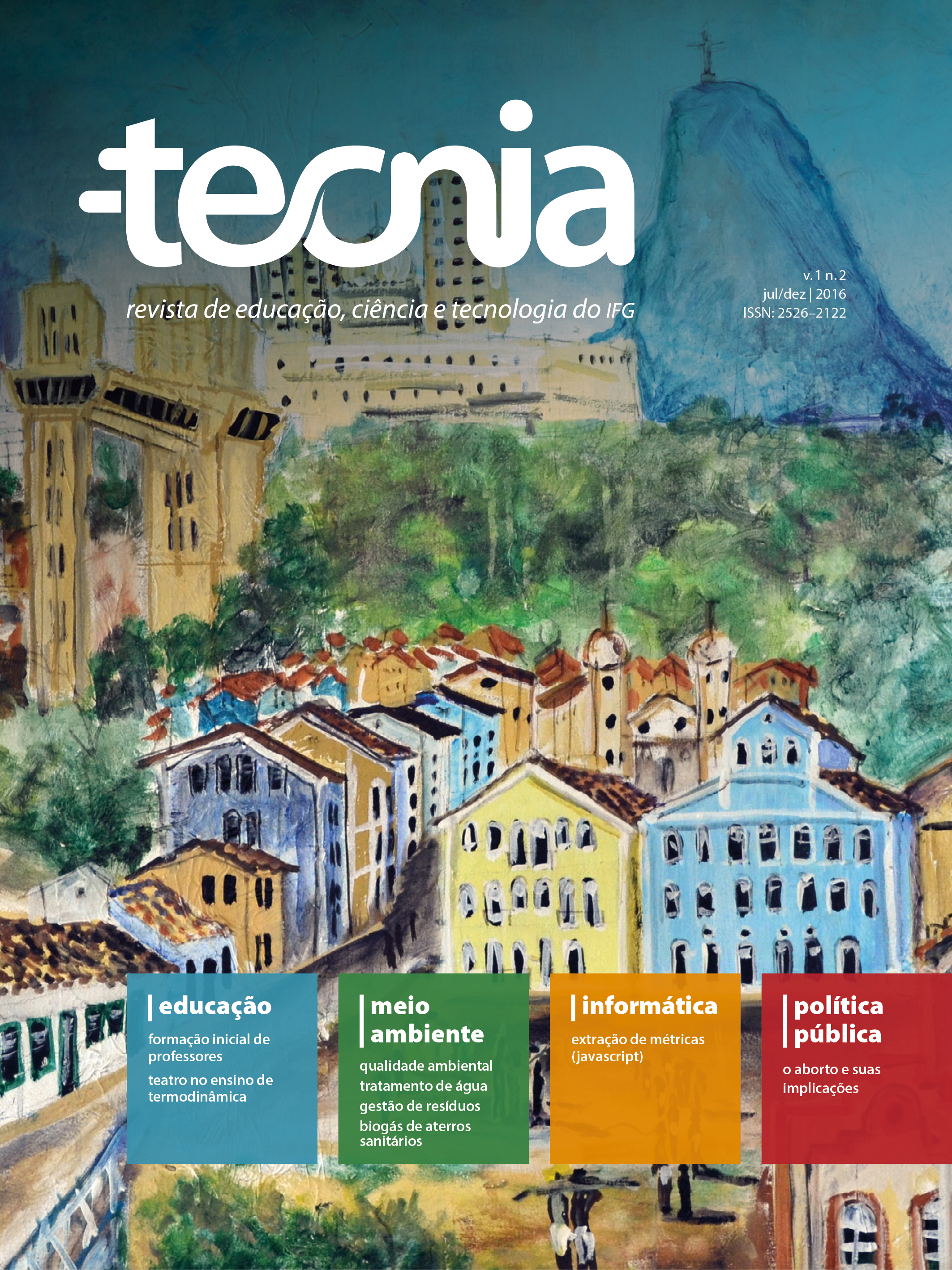 					Visualizar v. 1 n. 2 (2016): Revista Tecnia
				